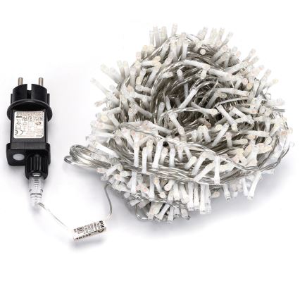 Aigostar - Zewnętrzny łańcuch świetlny LED na święta, 600 diod LED, 8 funkcji, 30 m, IP44, wielokolorowy