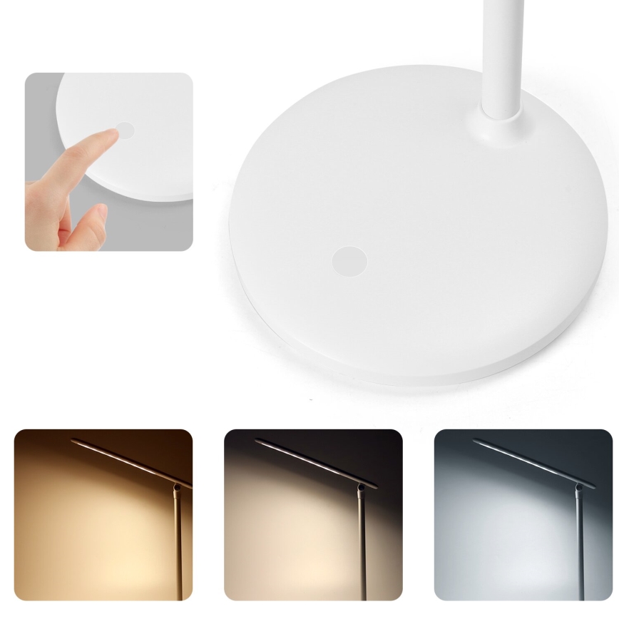 Aigostar - LED Ściemnialna akumulatorowa dotykowa lampa stołowa LED/3W/5V 1800 mAh