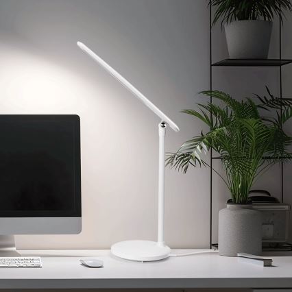 Aigostar - LED Ściemnialna akumulatorowa dotykowa lampa stołowa LED/3W/5V 1200mAh 3000/4000/6500K