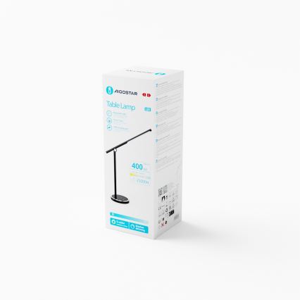 Aigostar - LED Ściemnialna dotykowa lampa stołowa LED/8W/230V 3000-6000K czarny