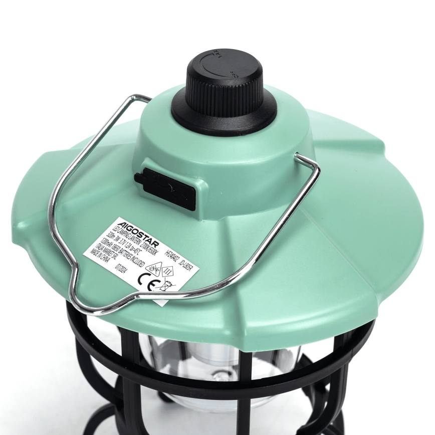 Aigostar - LED Ściemnialna przenośna akumulatorowa lampa kempingowa LED/3W/3,7V
