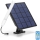 Aigostar - LED Ściemnialna rura z panelem solarnym LED/3,2V 3000K/4000K/6500K IP65 5000 mAh + zdalne sterowanie