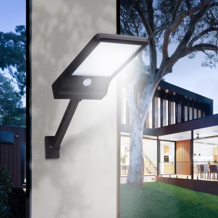 Aigostar - LED Ściemnialna solarna lampa z czujnikiem LED/2,3W/5,5V IP65 1800 mAh + zdalne sterowanie