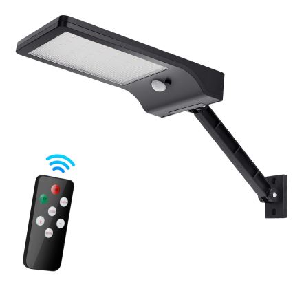 Aigostar - LED Ściemnialna solarna lampa z czujnikiem LED/2,3W/5,5V IP65 1800 mAh + zdalne sterowanie