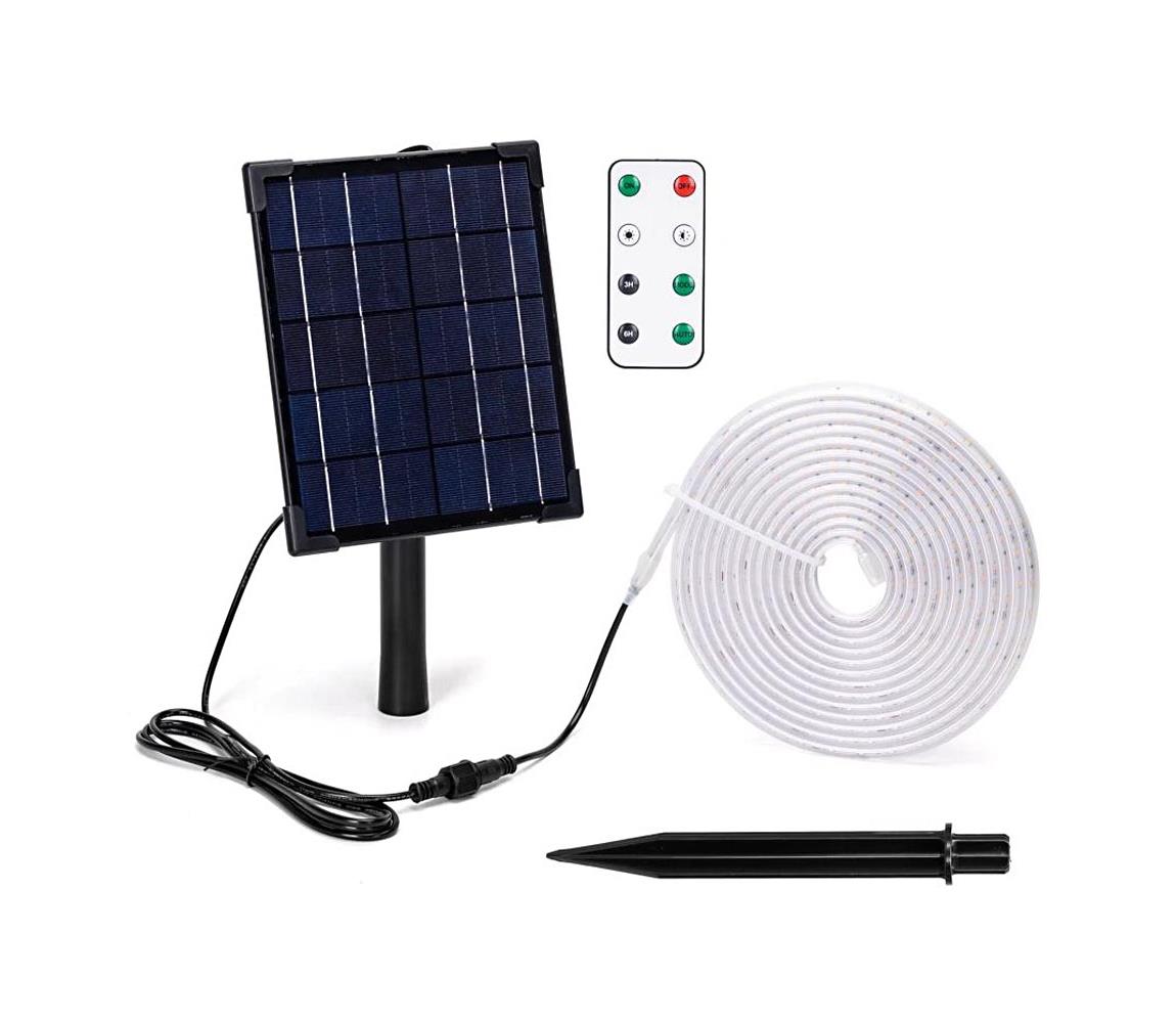 - LED Ściemnialna taśma solarna LED/5W/3,2V 5 m 2700K IP65 + pilot