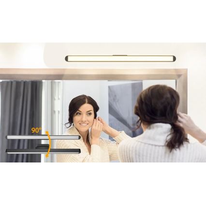 Aigostar - LED ściemnialne akumulatorowe oświetlenie lustra LED/2,9W/5V 2000 mAh