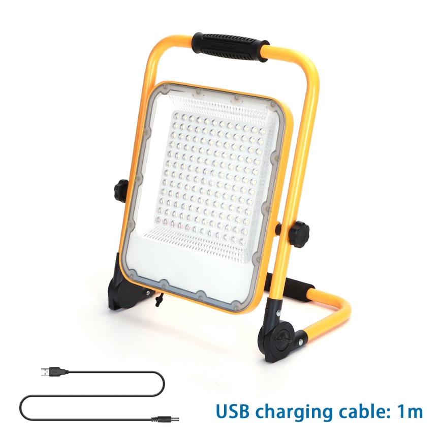 Aigostar - LED Ściemnialny akumulatorowy reflektor LED/100W/5V 6500K IP65 1500mAh