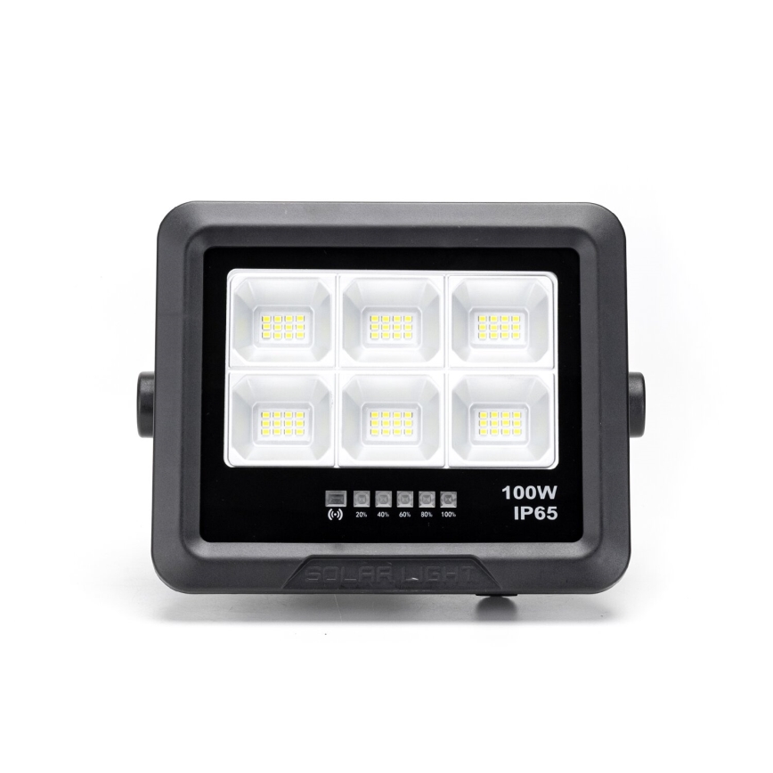 Aigostar - LED Ściemnialny naświetlacz solarny LED/100W/3,4V IP65 + zdalne sterowanie
