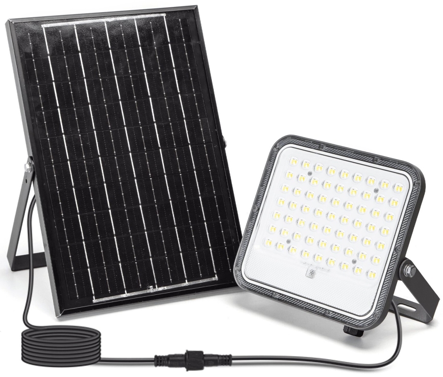 Aigostar - LED Ściemnialny naświetlacz solarny LED/100W/3,4V IP66 + pilot zdalnego sterowania