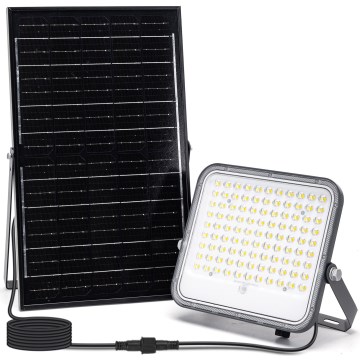 Aigostar - LED Ściemnialny naświetlacz solarny LED/150W/3,4V IP66 + pilot zdalnego sterowania