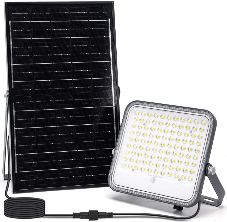 Aigostar - LED Ściemnialny naświetlacz solarny LED/150W/3,4V IP66 + pilot zdalnego sterowania
