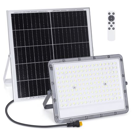 Aigostar - LED Ściemnialny naświetlacz solarny LED/200W/3,2V IP65 + zdalne sterowanie