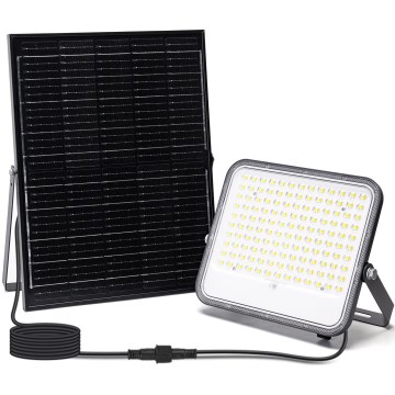 Aigostar - LED Ściemnialny naświetlacz solarny LED/200W/3,4V IP66 + pilot zdalnego sterowania