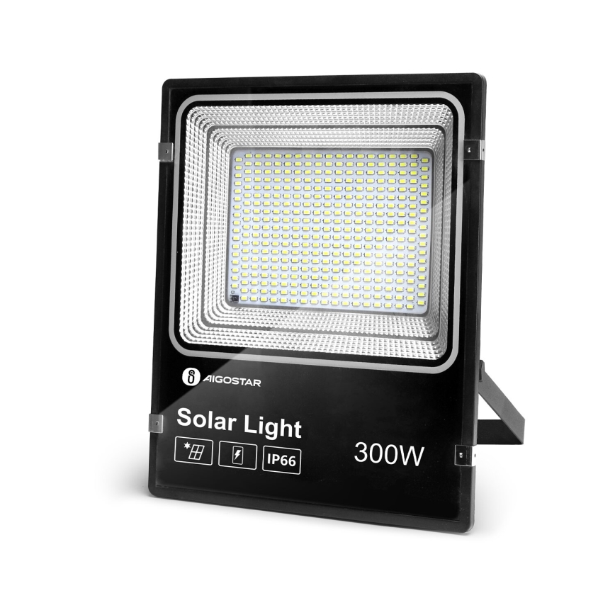 Aigostar - LED Ściemnialny naświetlacz solarny LED/300W/3,2V IP66 25000 mAh + pilot zdalnego sterowania
