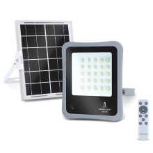 Aigostar - LED Ściemnialny naświetlacz solarny LED/30W/3,2V IP67 + pilot