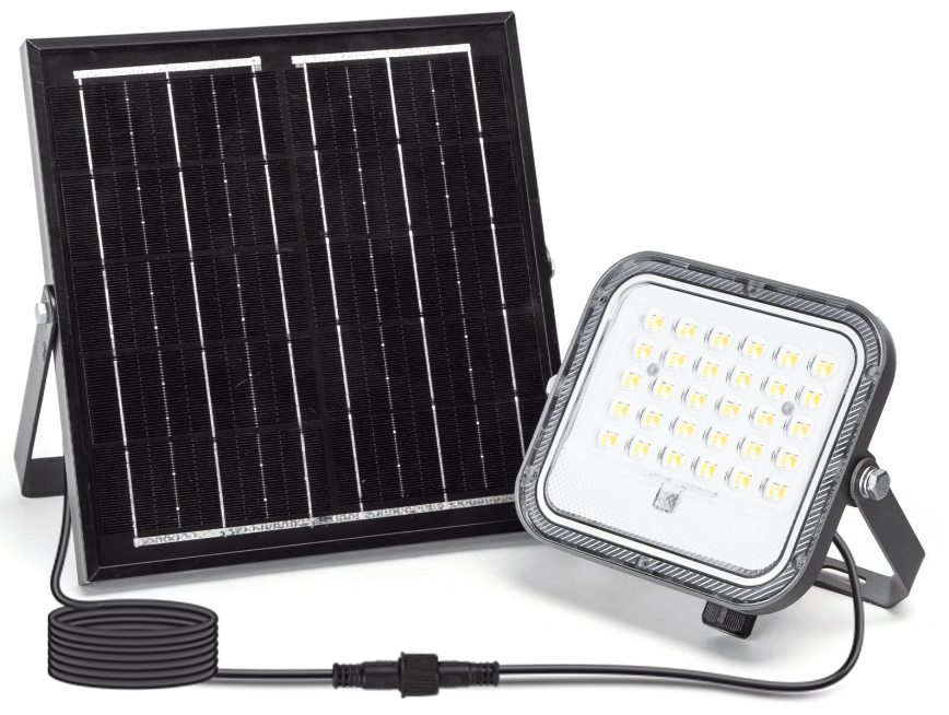 Aigostar - LED Ściemnialny naświetlacz solarny LED/50W/3,4V 3000/4000/6500K IP66 4000 mAh + pilot zdalnego sterowania