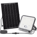 Aigostar - LED Ściemnialny naświetlacz solarny z czujnikiem LED/120W/3,4V 6500K IP66 8000 mAh + pilot zdalnego sterowania