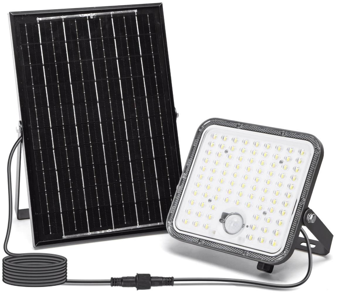 - LED Ściemnialny naświetlacz solarny z czujnikiem LED/120W/3,4V IP66 + pilot