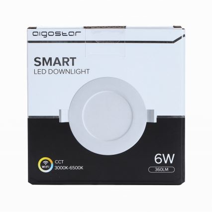 Aigostar - LED Ściemnialny plafon 6W/230V śr. 11,5 cm Wi-Fi