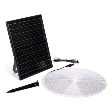Aigostar - LED ściemnialny solarny pasek LED/20W/3,2V 20 m 6500K IP65 + zdalne sterowanie