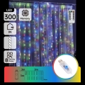 Aigostar - LED ściemnialny świąteczny łańcuch świetlny 300xLED/8 funkcji USB 6x3m wielokolorowy + pilot zdalnego sterowania