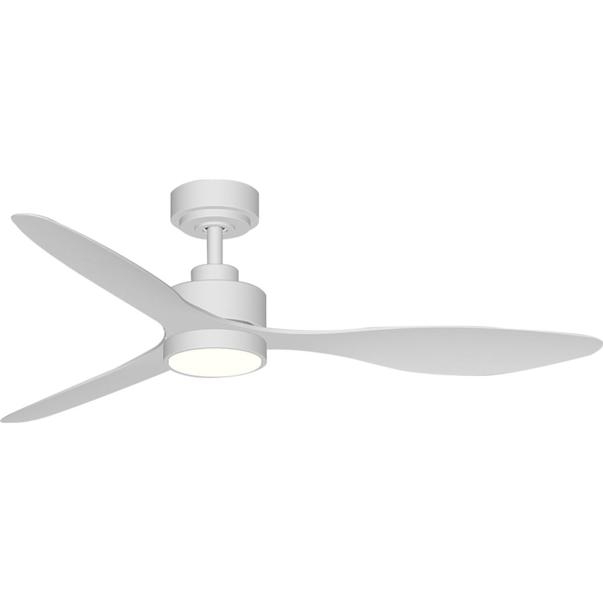 Aigostar - LED Ściemnialny wentylator sufitowy LED/20W/230V 2700-6500K 132cm biały + zdalne sterowanie