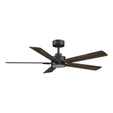 Aigostar - LED Ściemnialny wentylator sufitowy LED/20W/230V 2700-6500K 132cm brązowy + zdalne sterowanie