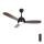 Aigostar - LED Ściemnialny wentylator sufitowy LED/24W/230V 2700-6500K 106,6 cm + pilot zdalnego sterowania