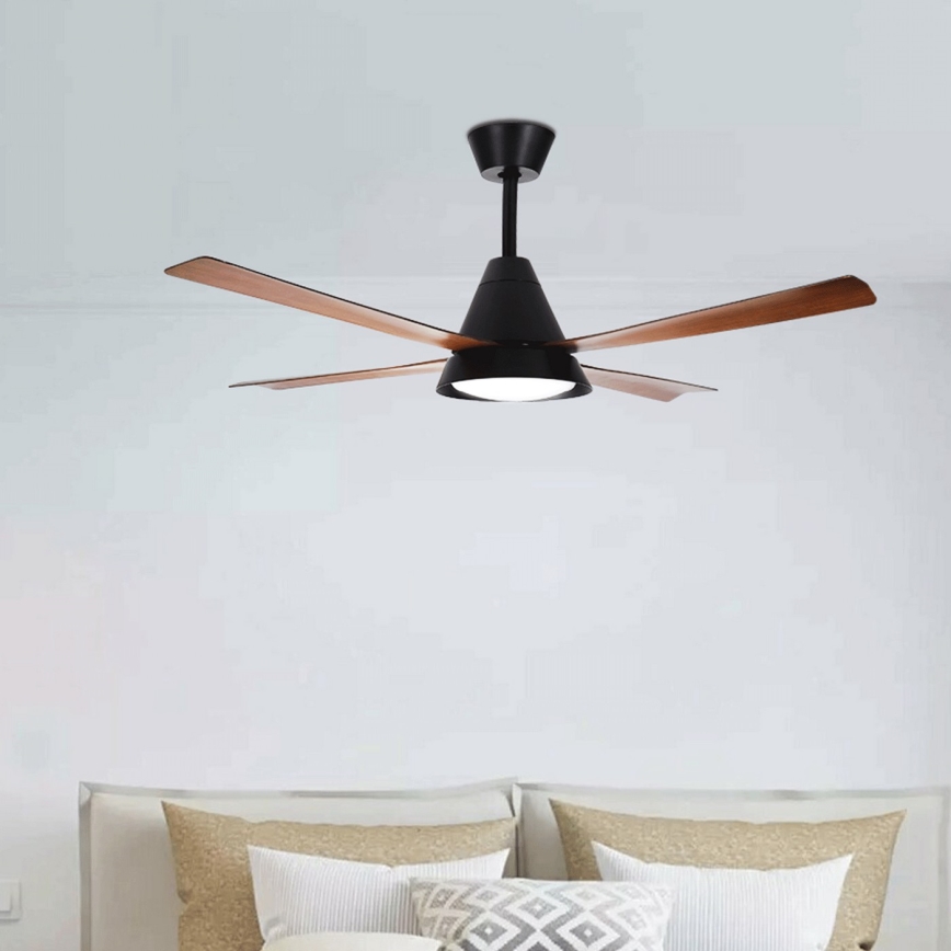 Aigostar - LED Ściemnialny wentylator sufitowy LED/24W/230V 2700-6500K 132cm + pilot zdalnego sterowania