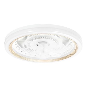 Aigostar - LED Ściemnialny wentylator sufitowy LED/40W/230V 2700/4000/6500K śr. 50 cm + pilot zdalnego sterowania biały