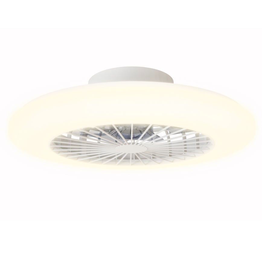 Aigostar - LED Ściemniany plafon z wentylatorem LED/40W/230V 2700-6500K śr. 48,5 cm biały + pilot zdalnego sterowania