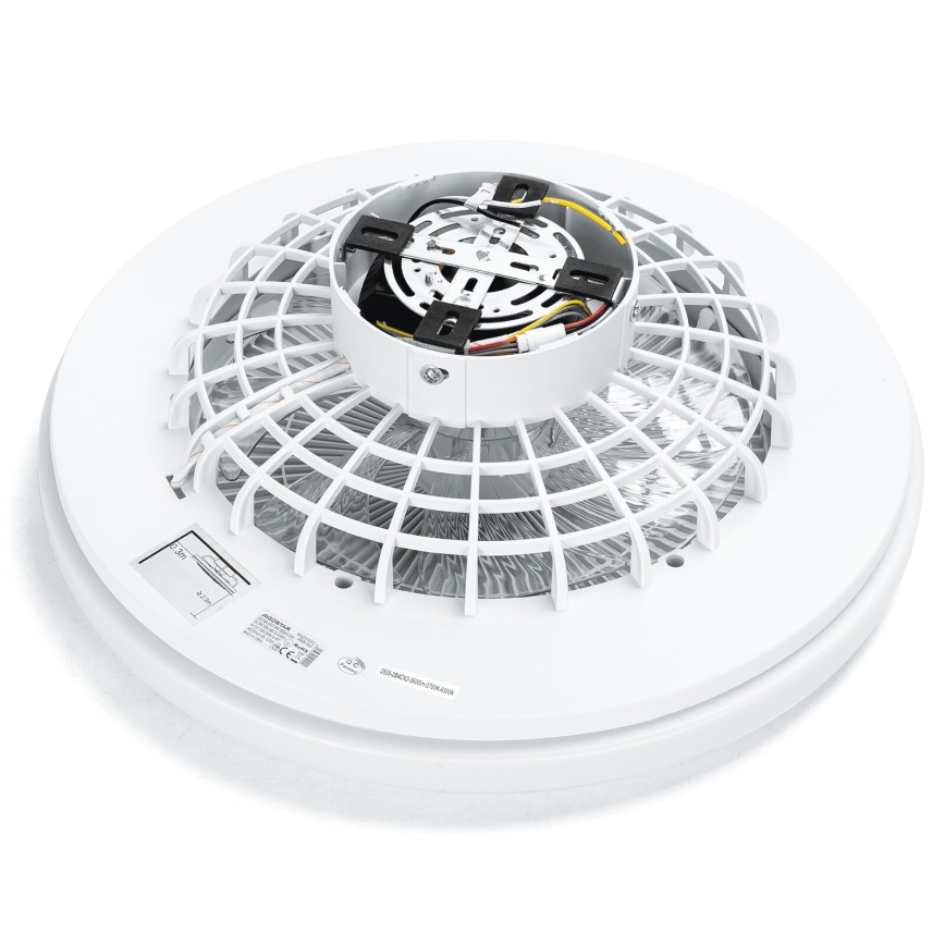 Aigostar - LED Ściemnialny wentylator sufitowy LED/40W/230V 2700-6500K śr. 48 cm + pilot zdalnego sterowania biały