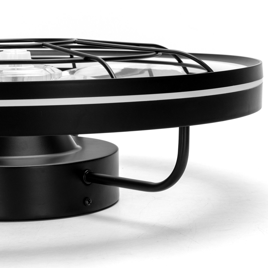 Aigostar - LED Ściemnialny wentylator sufitowy LED/40W/230V 2700-6500K śr. 48 cm + pilot zdalnego sterowania czarny