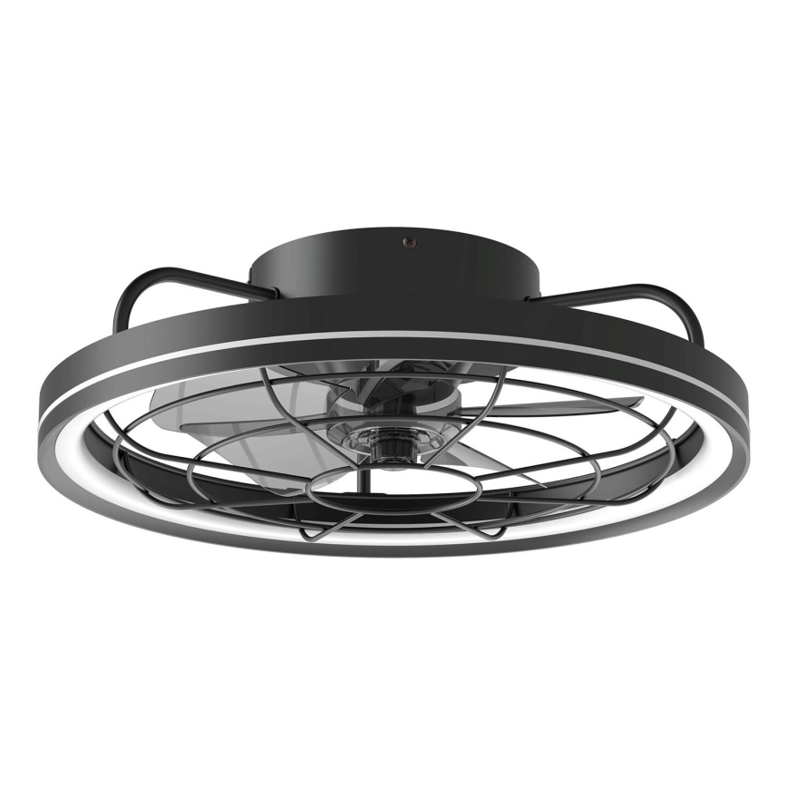 Aigostar - LED Ściemnialny wentylator sufitowy LED/40W/230V 2700-6500K śr. 48 cm + pilot zdalnego sterowania czarny