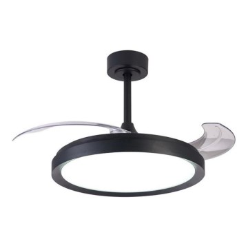 Aigostar - LED Ściemnialny wentylator sufitowy LED/50W/230V 2700-6500K 106cm czarny + pilot zdalnego sterowania