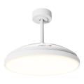 Aigostar - LED Ściemnialny wentylator sufitowy LED/50W/230V 2700-6500K śr. 106cm biały + pilot zdalnego sterowania