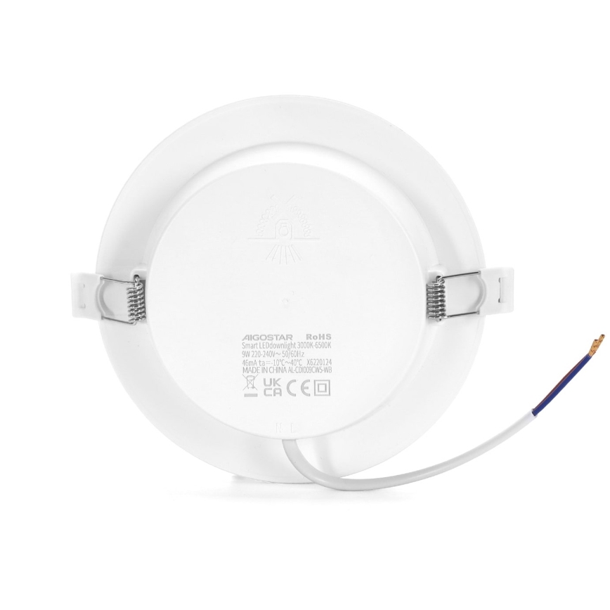 Aigostar - LED Ściemniane wpuszczane oświetlenie LED/9W/230V śr. 14,5 cm Wi-Fi