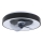 Aigostar - LED Ściemniany plafon z wentylatorem MESH LED/40W/230V 2700-6500K czarny + pilot zdalnego sterowania