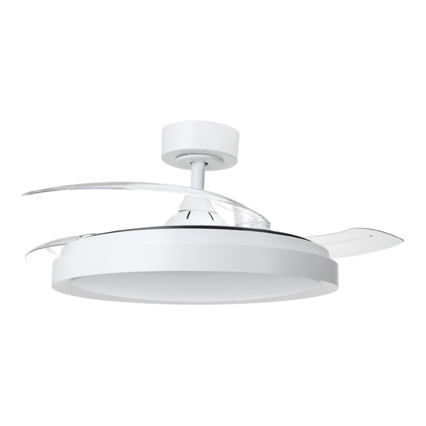 Aigostar - LED Ściemniany plafon z wentylatorem MESH LED/50W/230V 2700-6500K czarny + pilot zdalnego sterowania