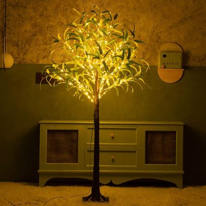 Aigostar - LED Solarna dekoracja 30xLED/2,6m IP65 ciepła biel olive