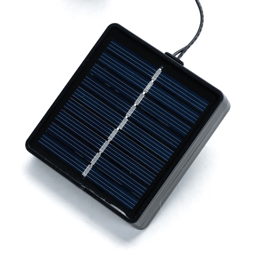 Aigostar - LED Solarna dekoracja 60xLED/3,5m IP65 ciepła biel olive