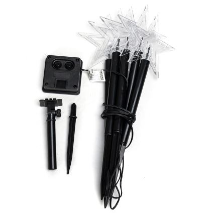 Aigostar - LED Solarna lampa bożonarodzeniowa LED/0,054W/1,2V 1m IP65 800 mAh ciepła biel