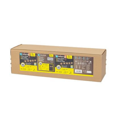 Aigostar - LED Solarna lampa bożonarodzeniowa LED/0,054W/1,2V 1m IP65 800 mAh ciepła biel