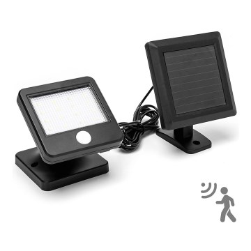 Aigostar - LED Solarna lampa ścienna z czujnikiem LED/0,64W/3,7V 600 mAh 6500K IP44