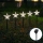 Aigostar - LED Solarna lampa świąteczna LED/0,054W/1,2V 1m IP65 800 mAh zimna biel