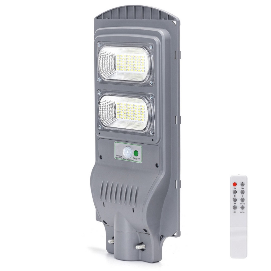 Aigostar - LED Solarna lampa uliczna z czujnikiem LED/100W/3,2V 10000mAh IP65 6500K + pilot zdalnego sterowania