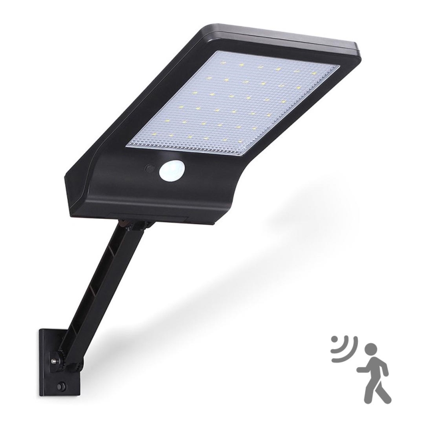Aigostar - LED Solarna lampa uliczna z czujnikiem LED/2,3W/5,5V 1800 mAh IP65