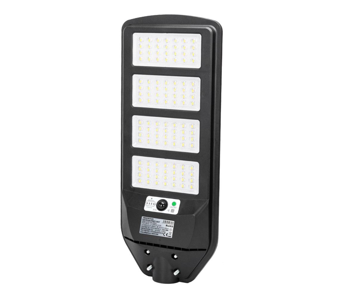 - LED Solarna lampa uliczna z czujnikiem LED/200W/3,2V 6500K + pilot