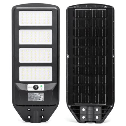 Aigostar - LED Solarna lampa uliczna z czujnikiem LED/200W/3,2V 12000mAh IP65 6500K + zdalne sterowanie
