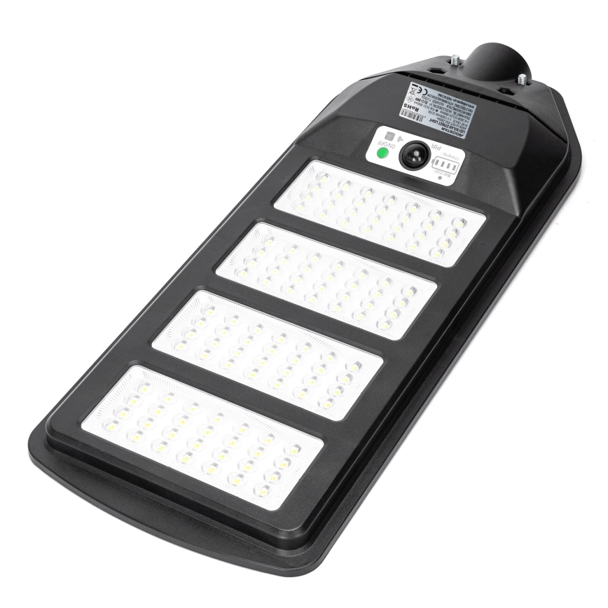 Aigostar - LED Solarna lampa uliczna z czujnikiem LED/200W/3,2V 12000mAh IP65 6500K + zdalne sterowanie